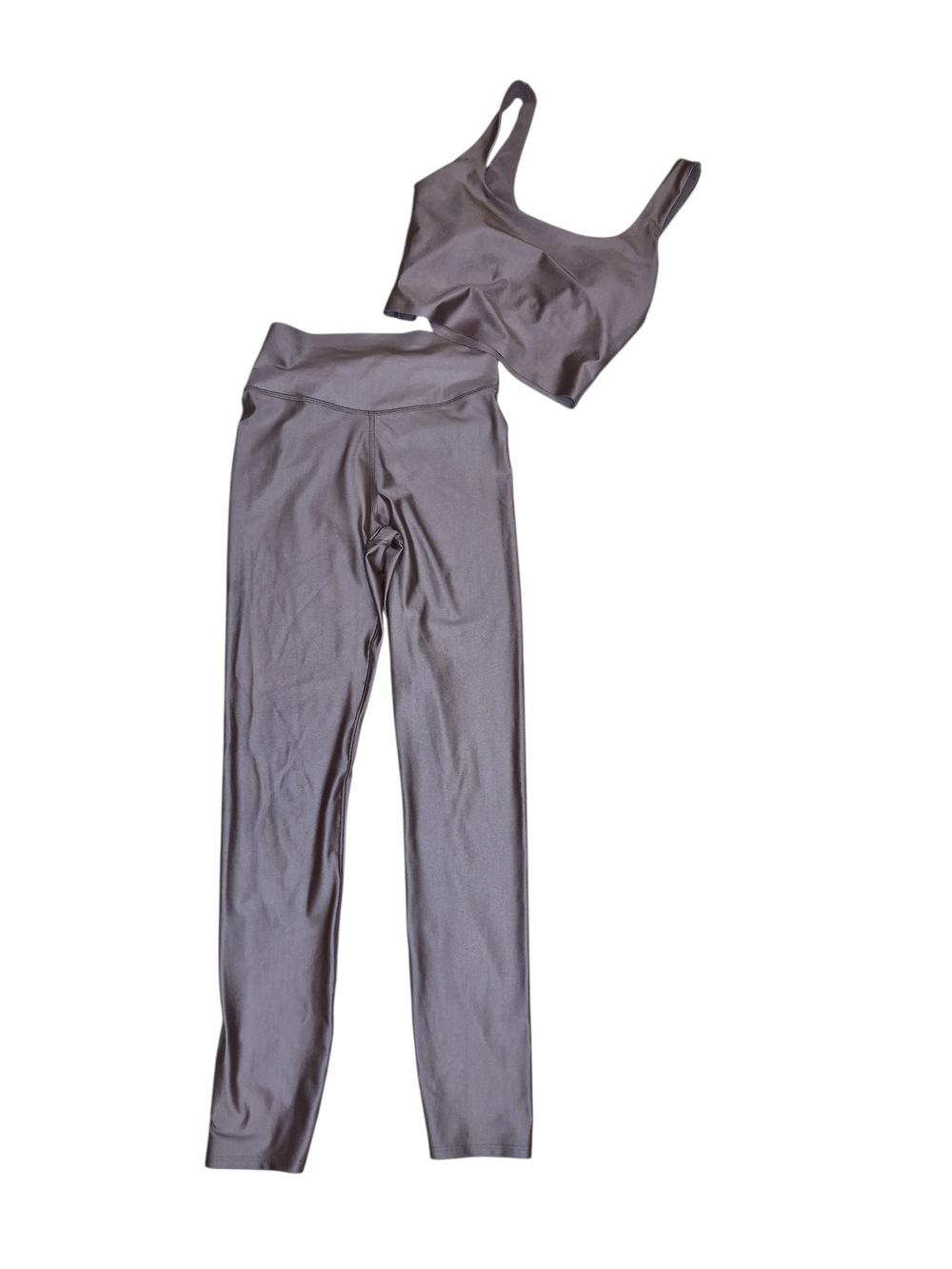 VSX Mauve Scoop Sports Bra and High-Waist Leggings Set Xs Nwot